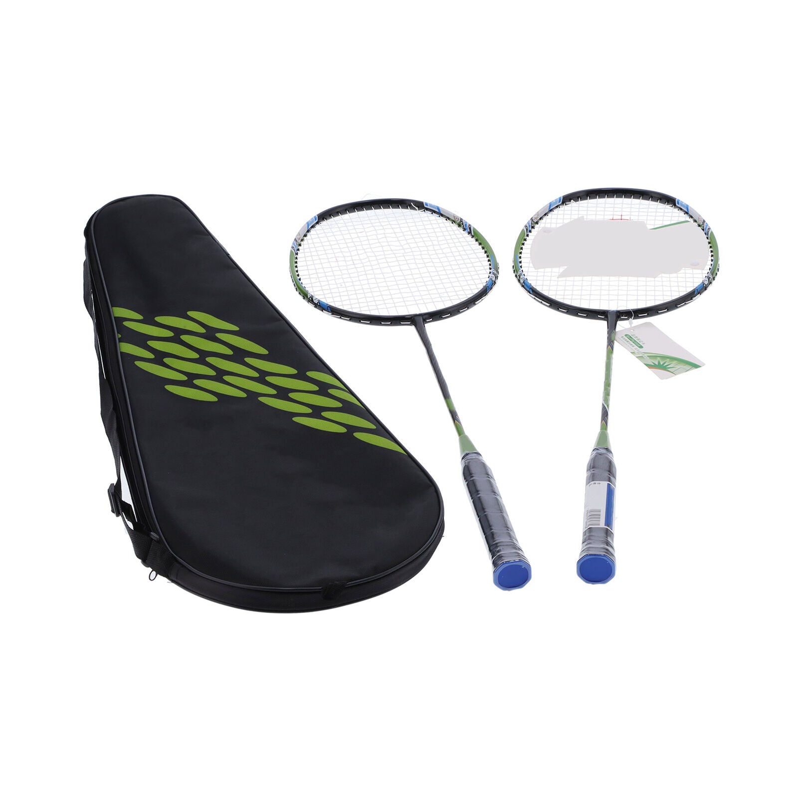 Adults 2 Player Badminton Racquets Set Lightweight Double Rackets Training Set