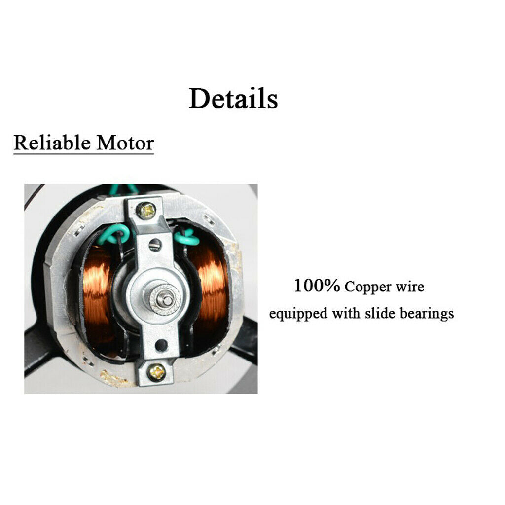 Motor Ventilation for Bilge Kitchen Heads for Boats, Cleaning And Dedusting