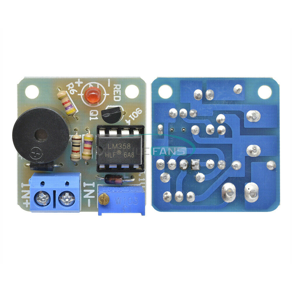 12V New Accumulator Sound Light Alarm Buzzer Prevent Over Discharge Controller M