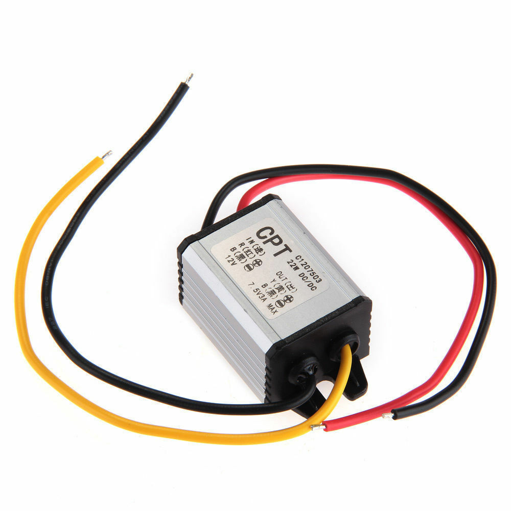 Convertisseur Dc 12V Pour 7.5V 3A RÃ©duction Alimentation Voiture Module Eau L60