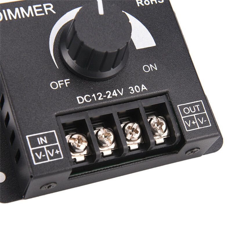 30A LED dimmer DC 12V 24V 360W adjustable brightness lamp bWFAUR SJ