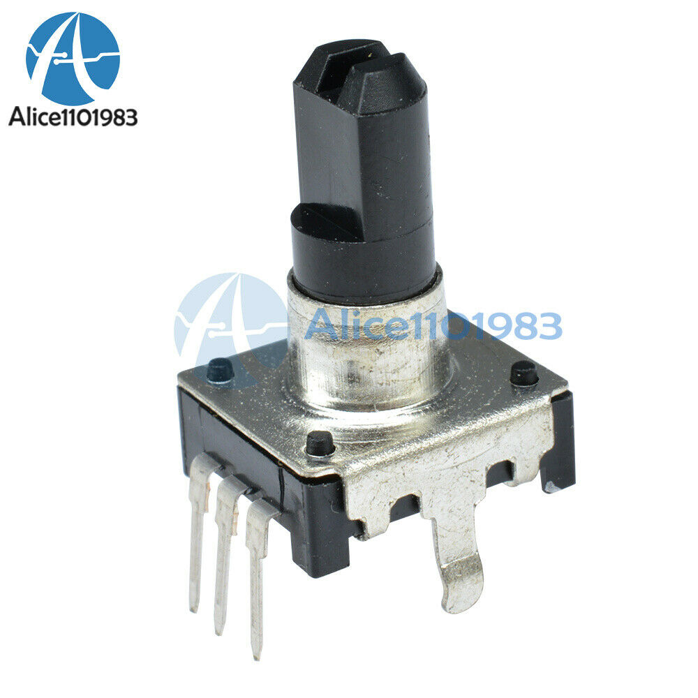 5Pcs Rotary encoder EC12 Audio digital potentiometer 5mm handle