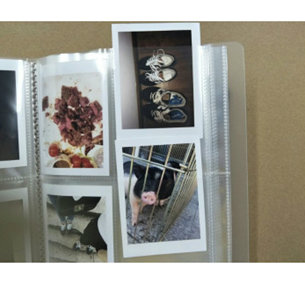 160Sheets Photo Pocket Album 4x3" Storage Book For Polaroid Sanp Touch Paper