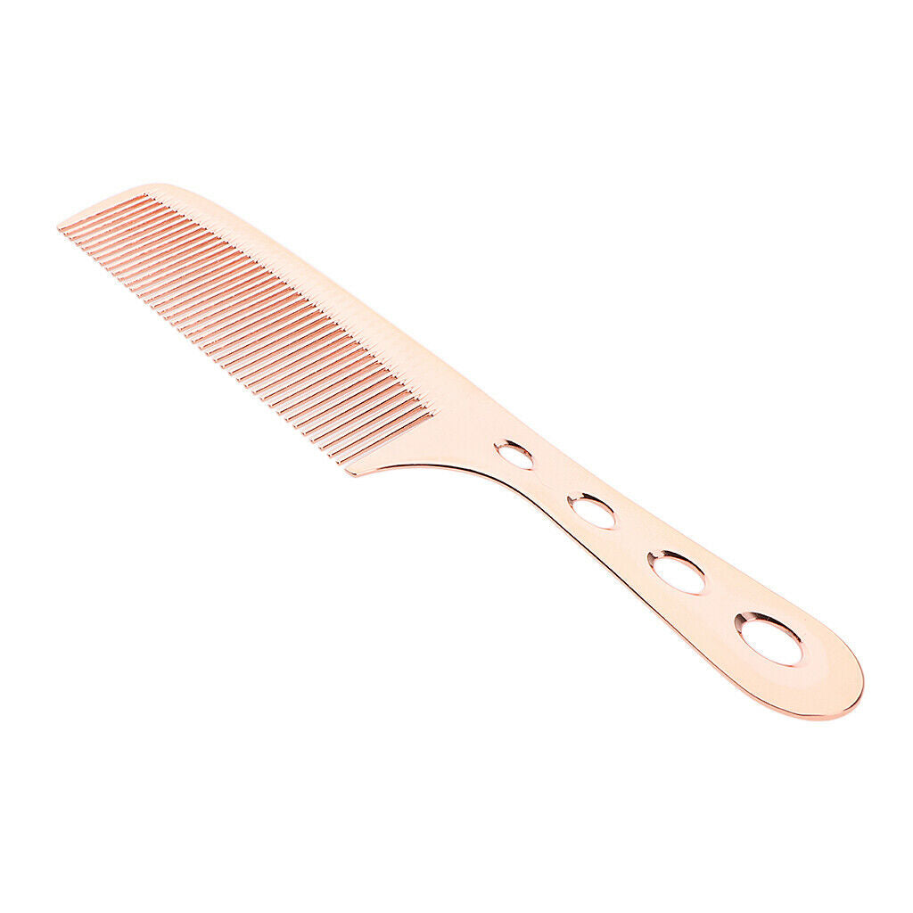 Space Aluminum Antistatic Haircutting Styling Hairdressing Barber Comb Light