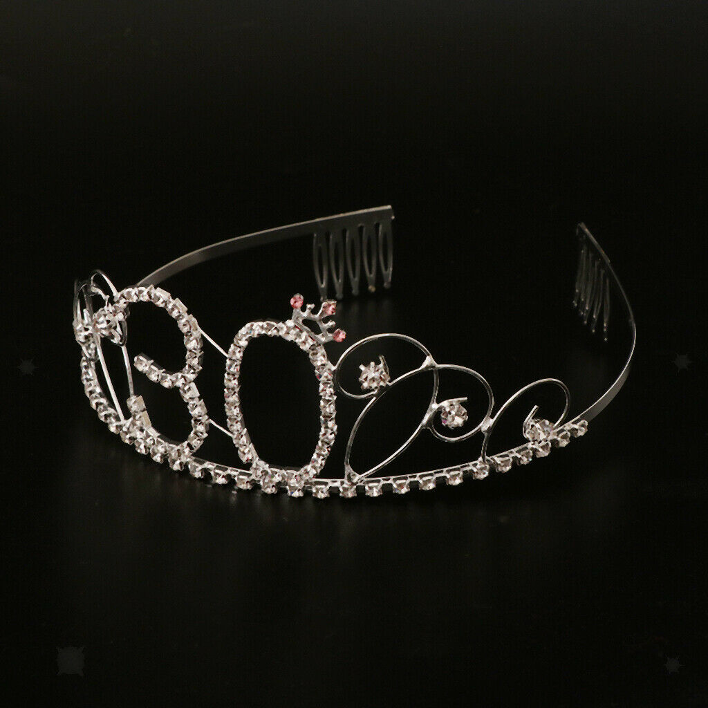 30 Women Birthday Tiara and Sash 30th Birthday Gifts for her