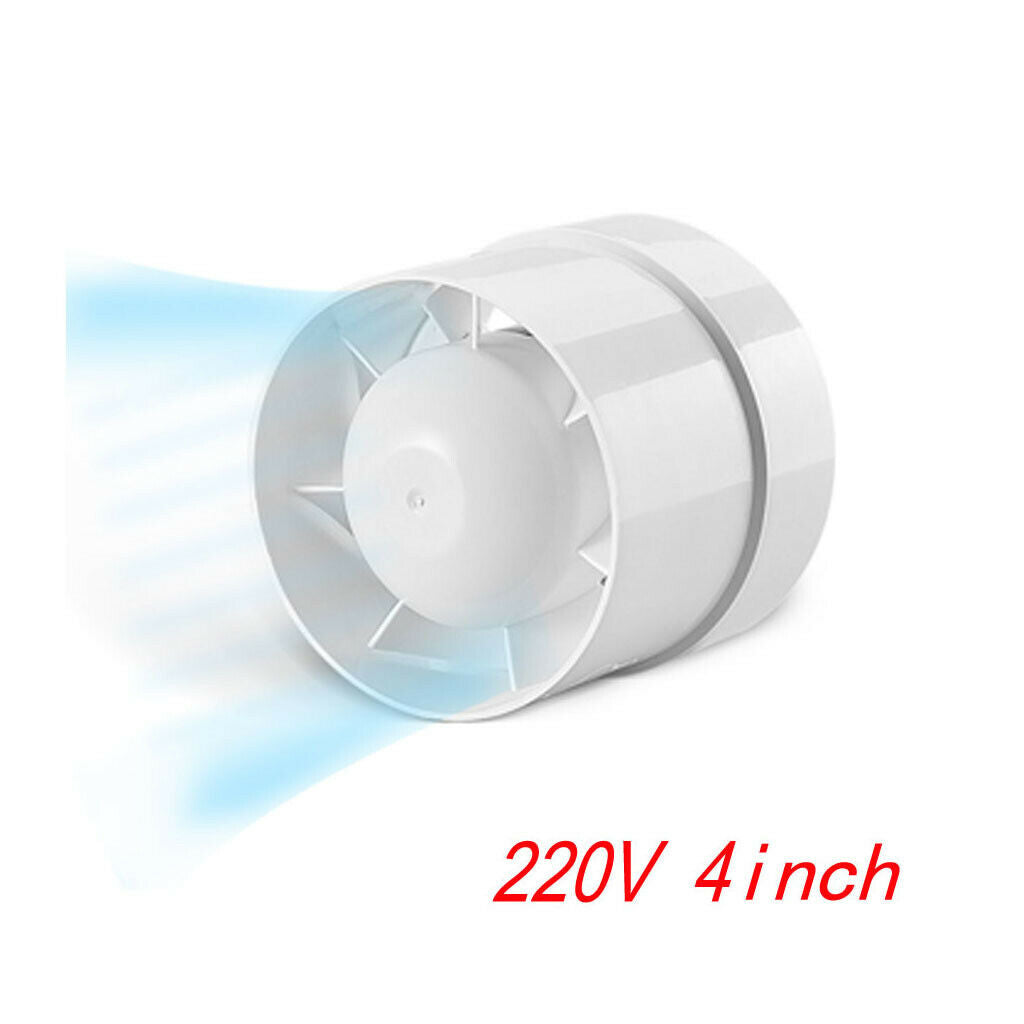 4" 14w Exhaust Blower Silent Wall Extractor Ventilation Fan Window Bathroom