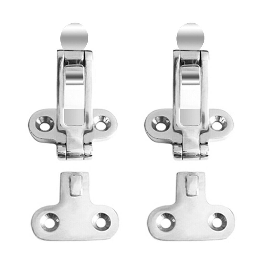 2 Boat Hatch Locker Latch Anti Rattle Locking Clamp For Marine Yacht 4 3