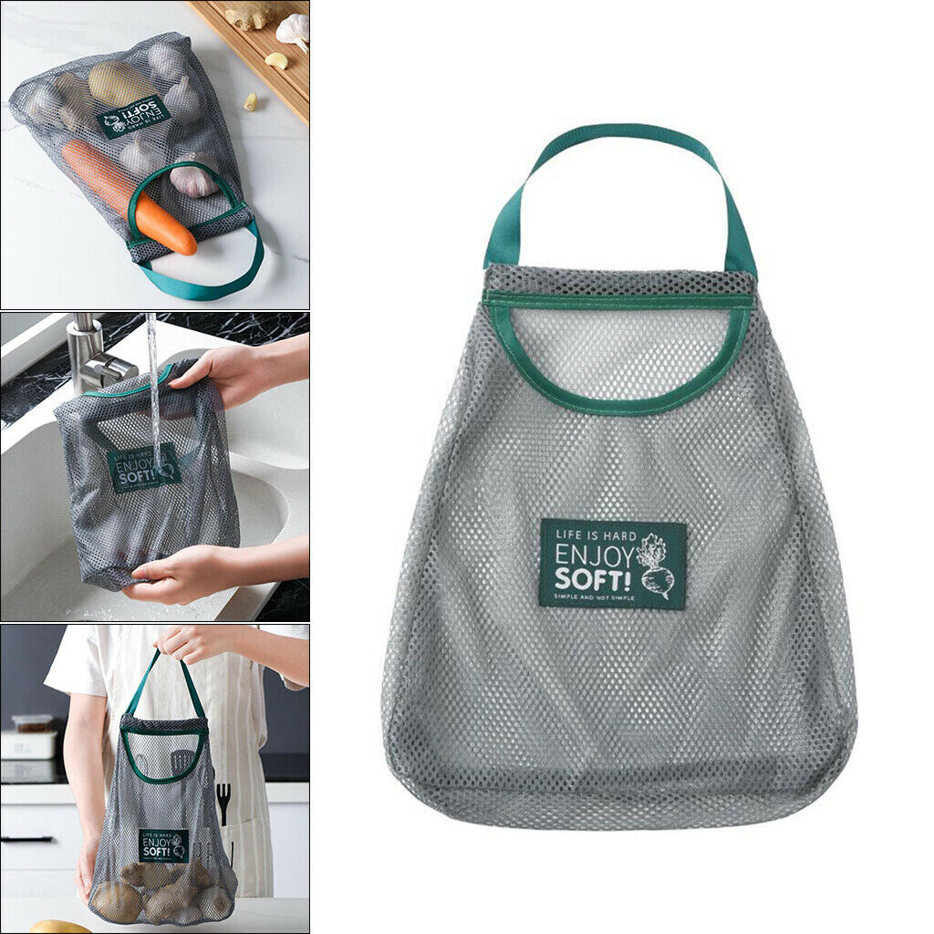 Foldable Reusable Grocery Bag Net Bag for Fruit Vegetable  Potatoes