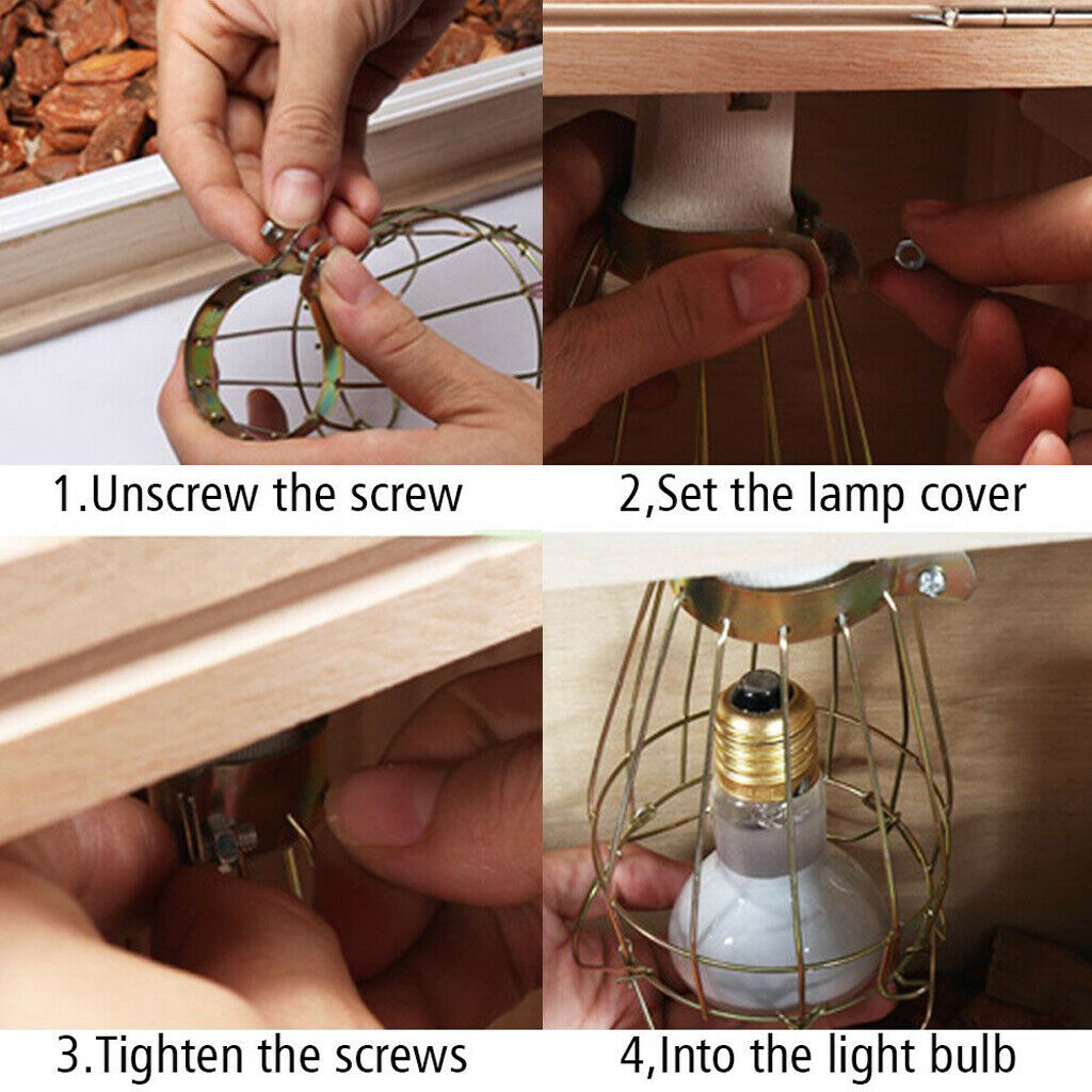 Golden Pet Reptiles Anti-Scald Screen Cover Lampshade Pet Scald Prevention -