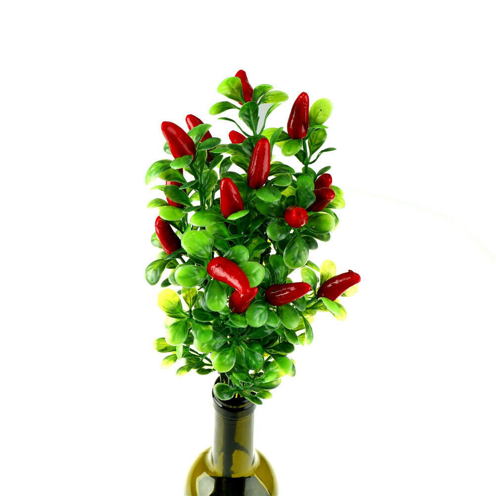 1 Bouquet Artificial Pepper Flower Wedding Christmas Party Garden Decor J.l8