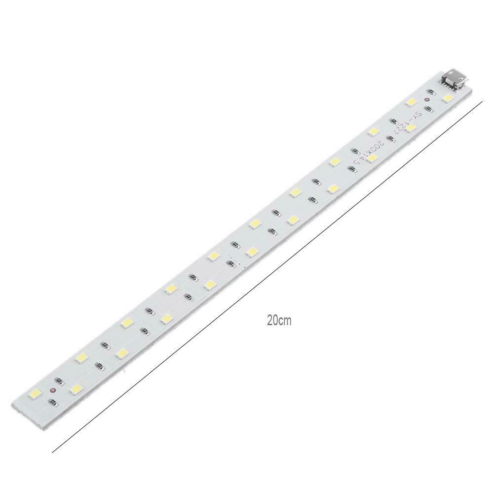 20cm 20LEDS 6400K Mini Folding Cabinet Softbox Lamp Strip Hard Light Tube @