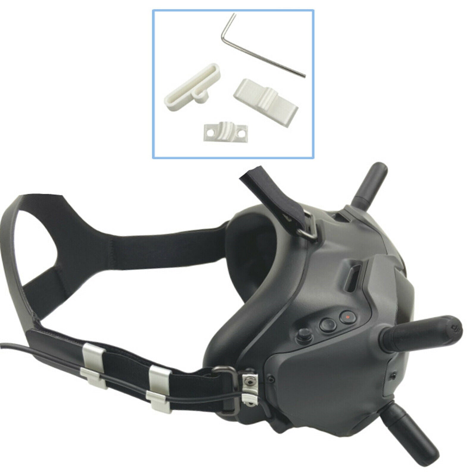 Power Cable Fixer for DJI FPV Goggles V2 Cable Management Cable Organizer