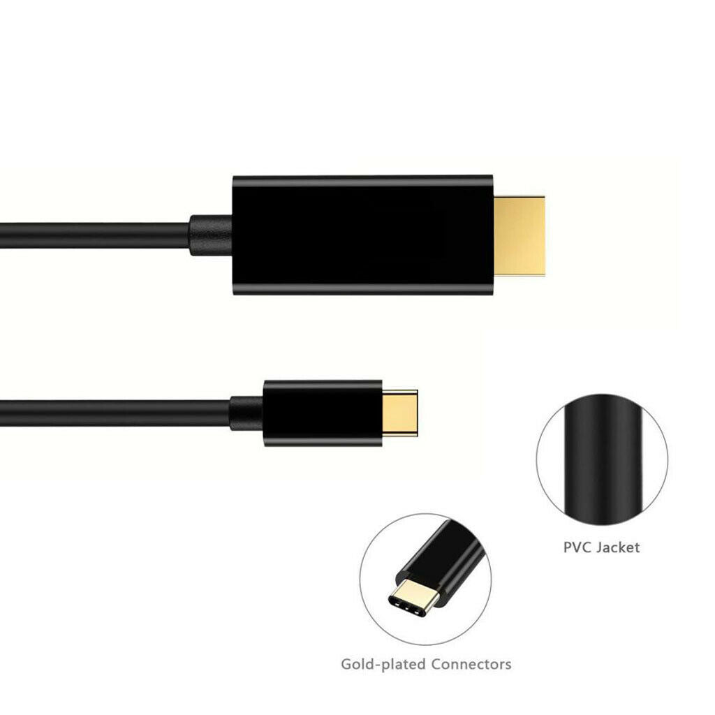 USB 3.1 Type C to   Cable   Video Adapter Support 4Kx2K, 1.8 Meters