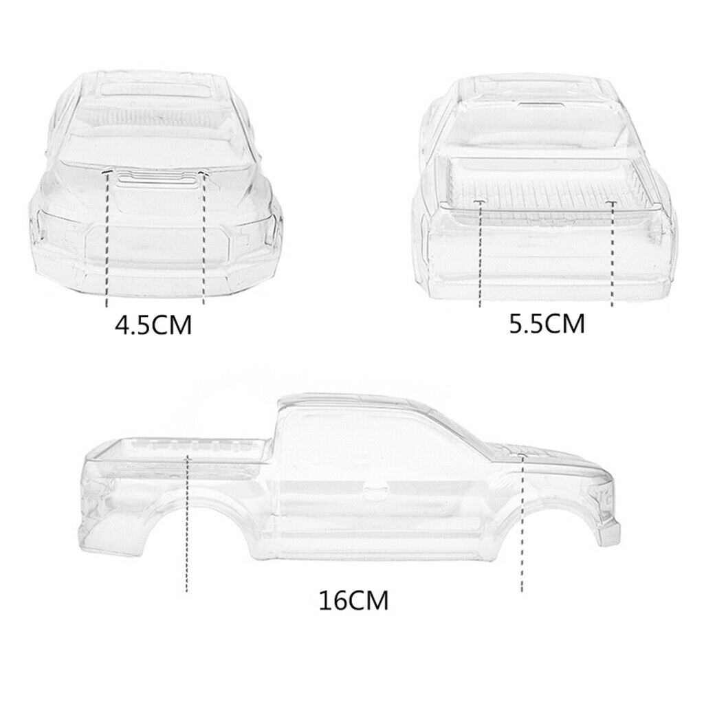 Transparent 1/16 RC Car Body Shell for XLH 9130 9135 Q901 RC Car DIY Parts
