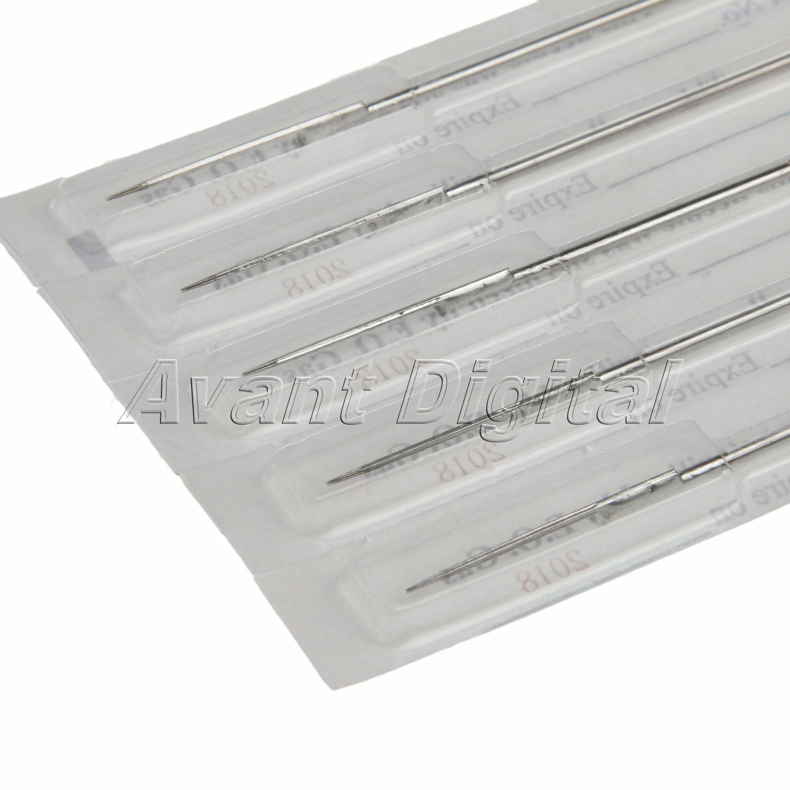 100pcs Mixed Assorted Sterile Tattoo Needles Round Liner  Plastic Tubes 5RL+5RT