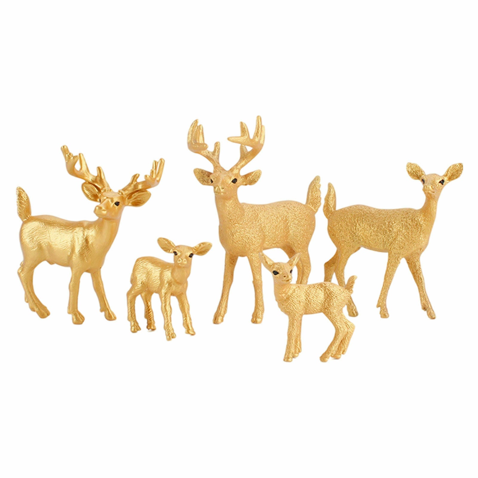 Artificial Christmas Small White Tailed Deer Decorations Ornament Deer Standing