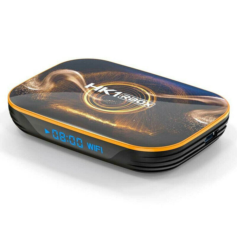 HK1 RBOX Android 10.0 Quad Core 4GB+64GB 4K TV BOX 2.4G/5G WIFI Media Streamer