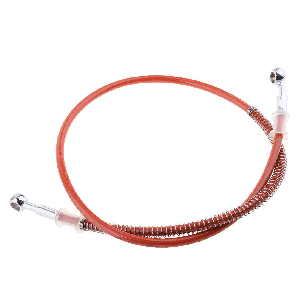 2 X 1000mm Brake Hoses Stainless Steel Braided Brake Hose Oil Line Universal
