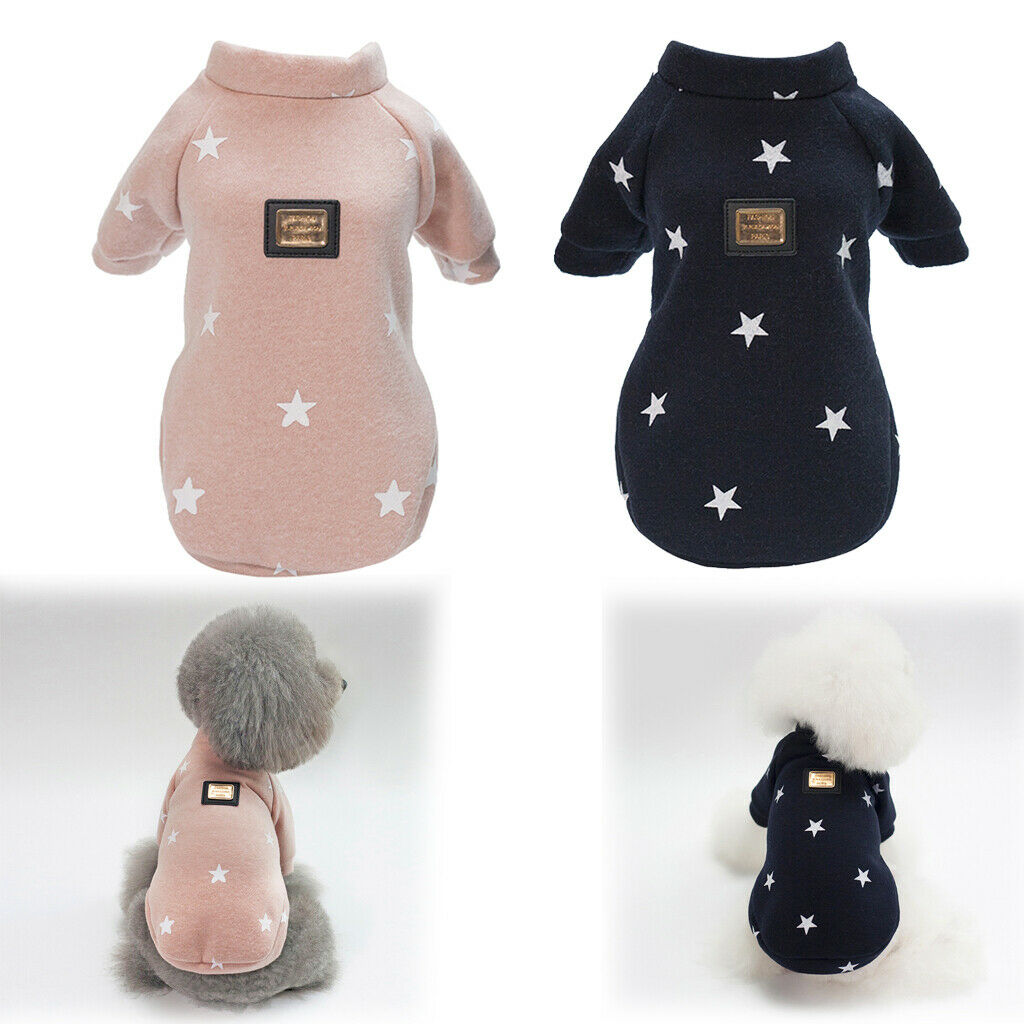 Pet Cloth for Dog Cat Puppy Hoodies Coat Winter Sweatshirt Warm Pink M