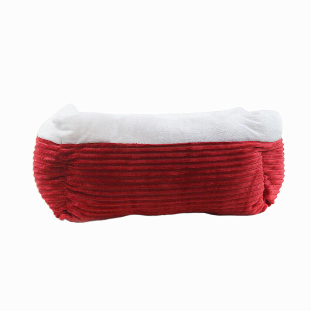 Winter Soft Warm Dog Nest Pet Cozy Bed for Small Dogs Cat Puppy Kitten Red