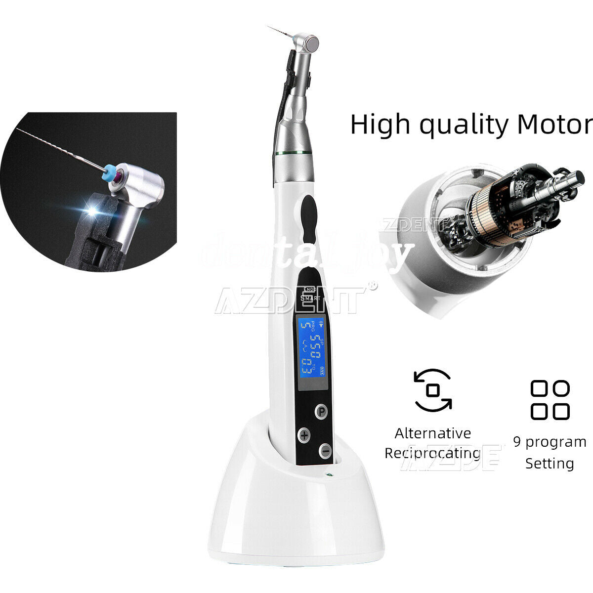 Reciprocating Cordless Dental Endo Motor 16:1 Endodontic Treatment Root Canal