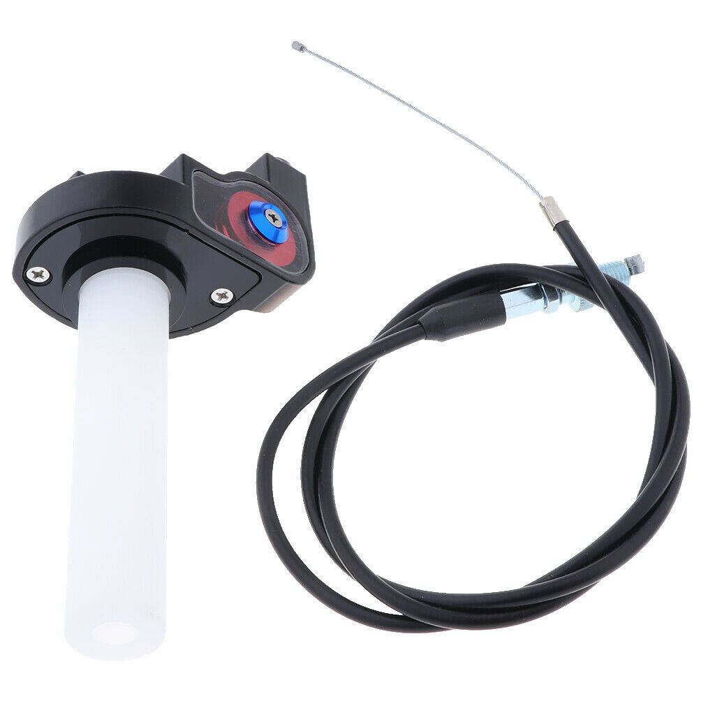 7/8inch 22mm Dirtbike Twist Throttle Accelerator Handle Grip + Cable for