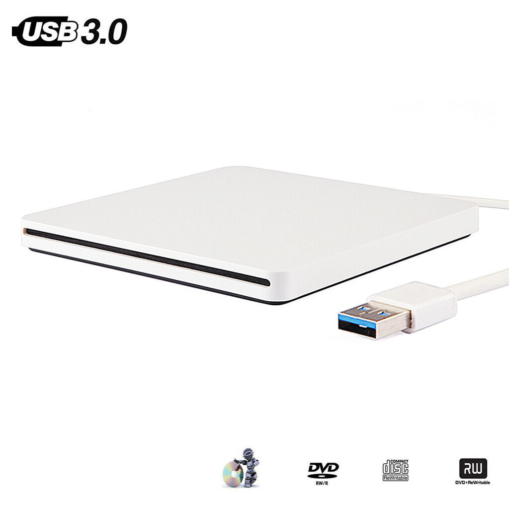 Perfect External USB 3.0 DL DVD RW CD Writer Drive Burner Recorder WIN OS Linux