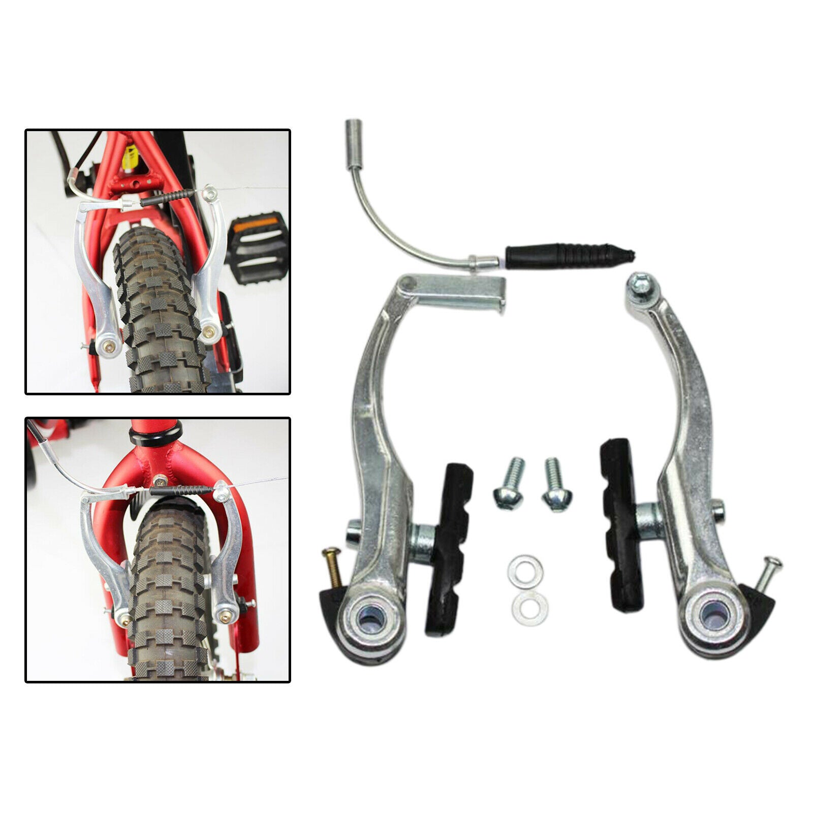 Aluminum Alloy Cycling Bikes V Brake Set Bicycle Road Bikes Front Rear