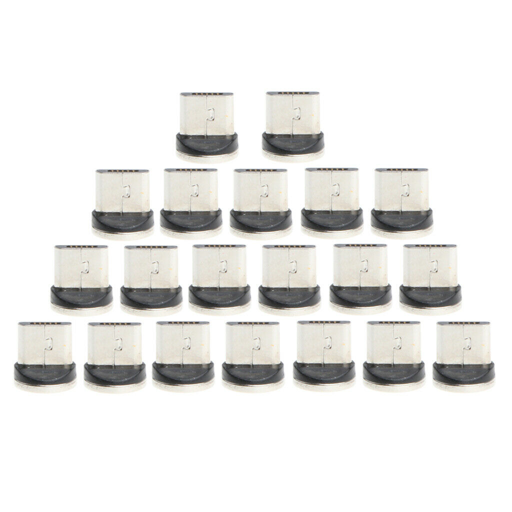 20x Micro USB Magnetic Tips Cable Adapter Connector for Cellphone Speaker