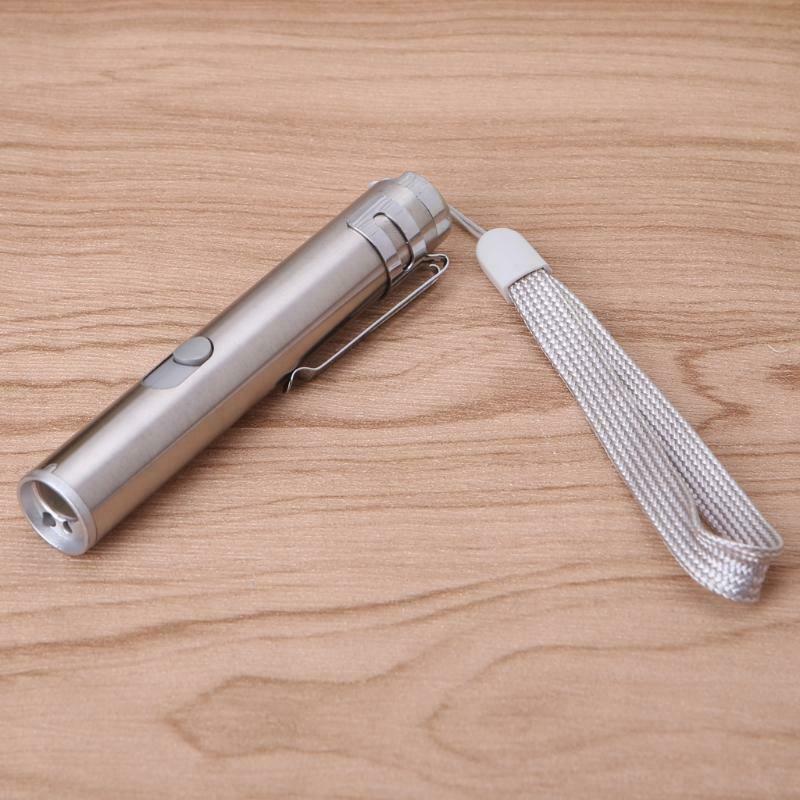 3 in 1 LED Light USB Infrared Rechargeable UV Torch Pen Flashlight Lamp