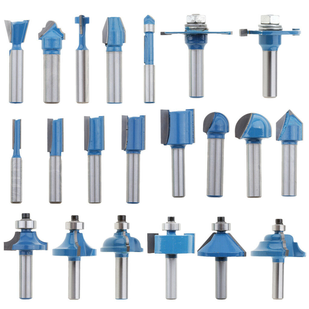 Carbide 8mm Shank Flush Trim Router Bit for Hardwoods Composite Wood DIY