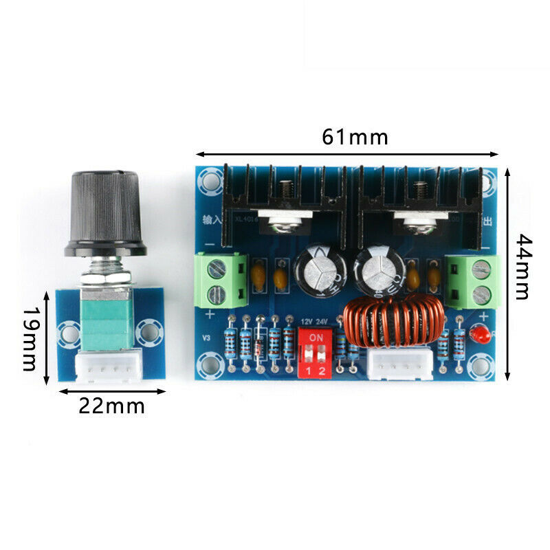 1pcs DC-DC XL4016 voltage regulating module potentiometer module 8A XH-M405