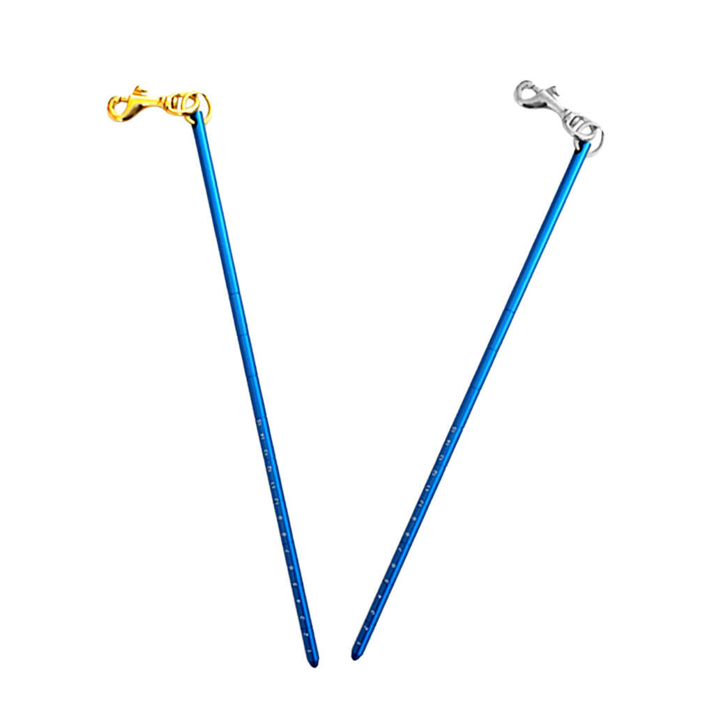 2Pcs Scuba Diving Stick Pointer Underwater Shaker Noise Maker W/  Snap