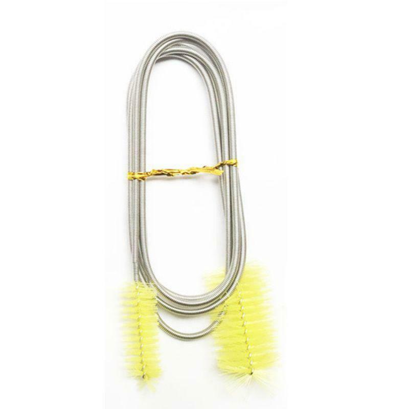 Aquarium Stainless Steel Flexible Cleaning Brush Double Ended Hose Pipe Cleaner