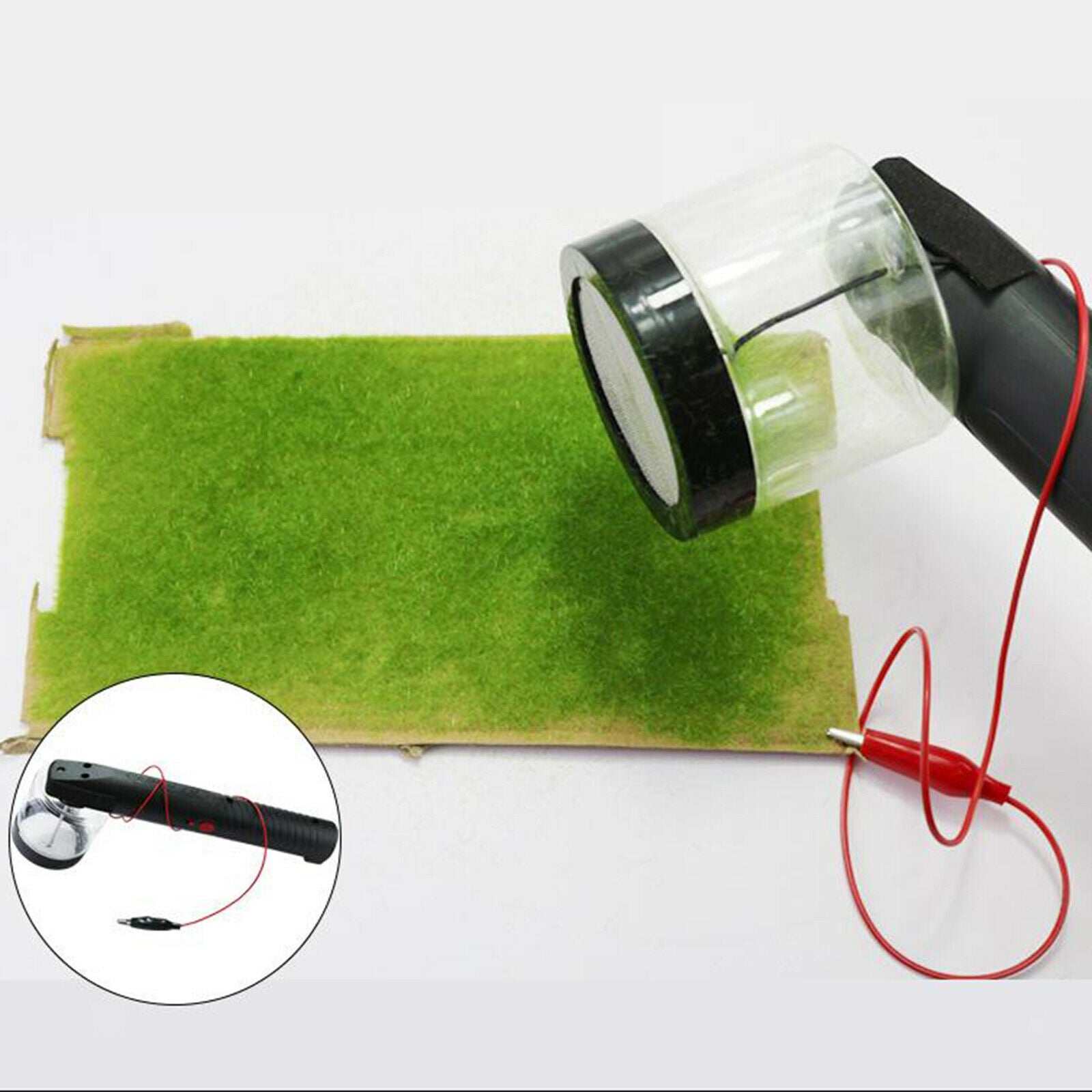 Static Grass Applicator Terrain Scale for Sand Table Plant Hobby Craft Accs