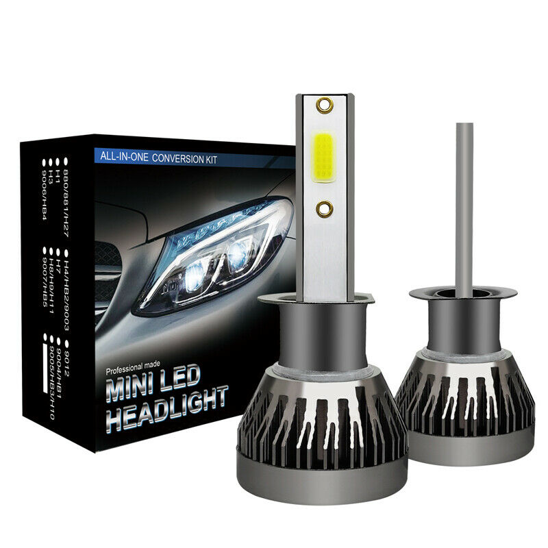 2X Car Truck SUV H1 LED Headlight 1500W 6000LM High Beam Bulb Xenon 6000K White