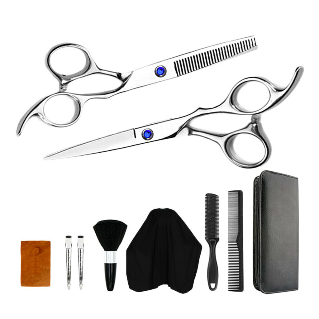 Professional Hair Cutting Scissors Barber Hairdressing Kit for Home 02