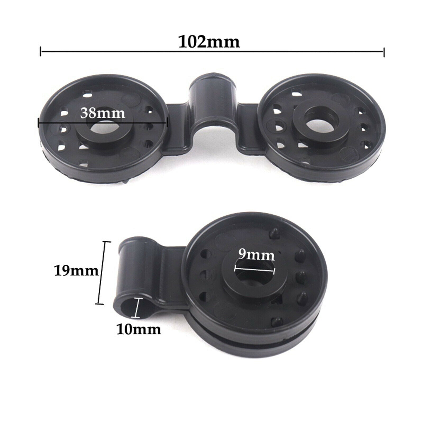 50x Tent Tarp Clips Set Outdoor Tarpaulin Clamps Plastic Snap Grip Tightener