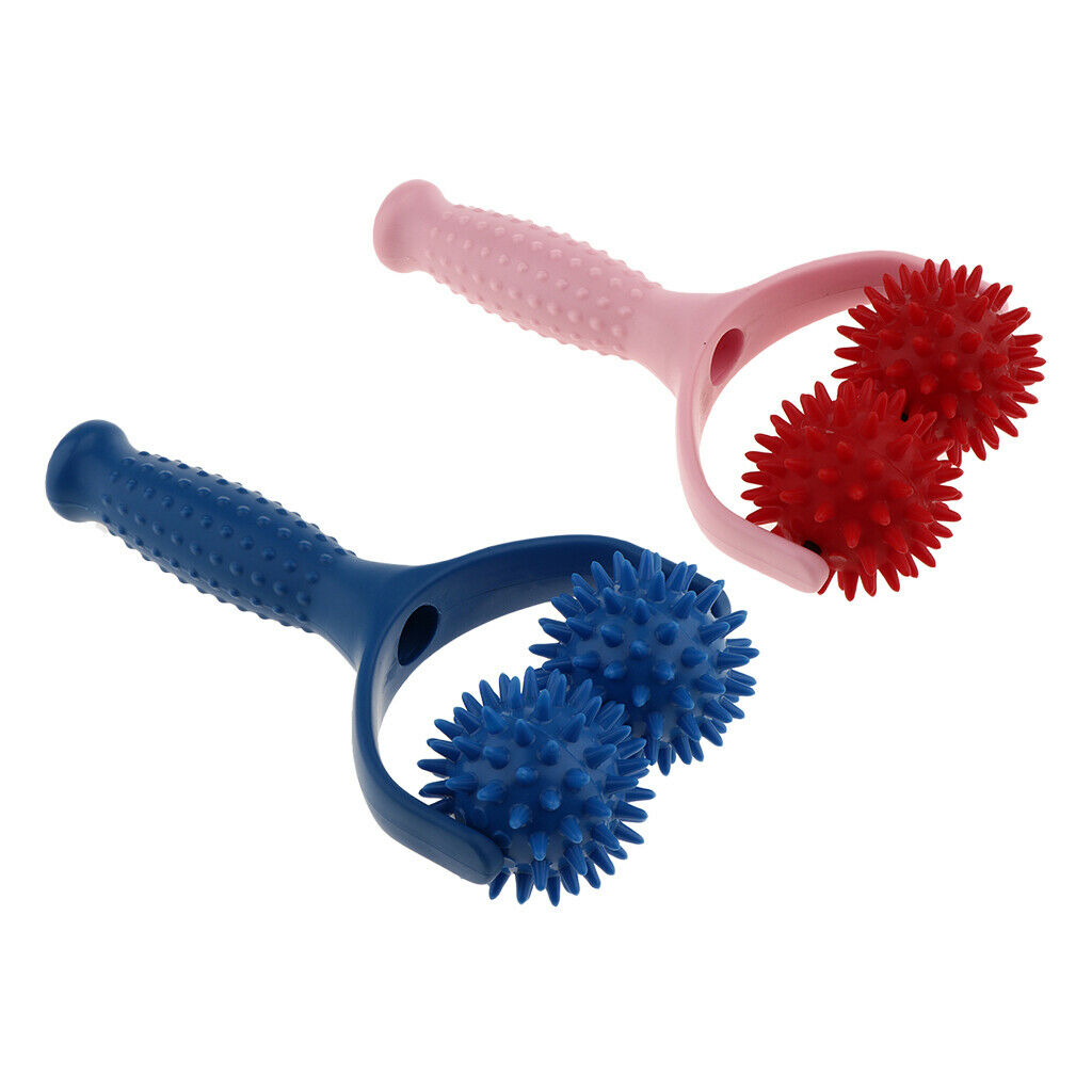 2 Pack Y Shaped Roller Massage Ball Massager Hand Muscle Soreness Relief