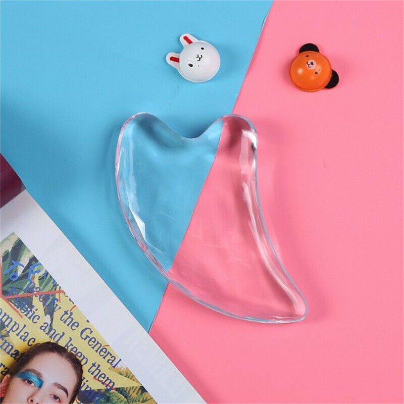 1PC Crystal Scraper Board Face Lifting Tool Gua Sha Face Massage Facial MassFCA