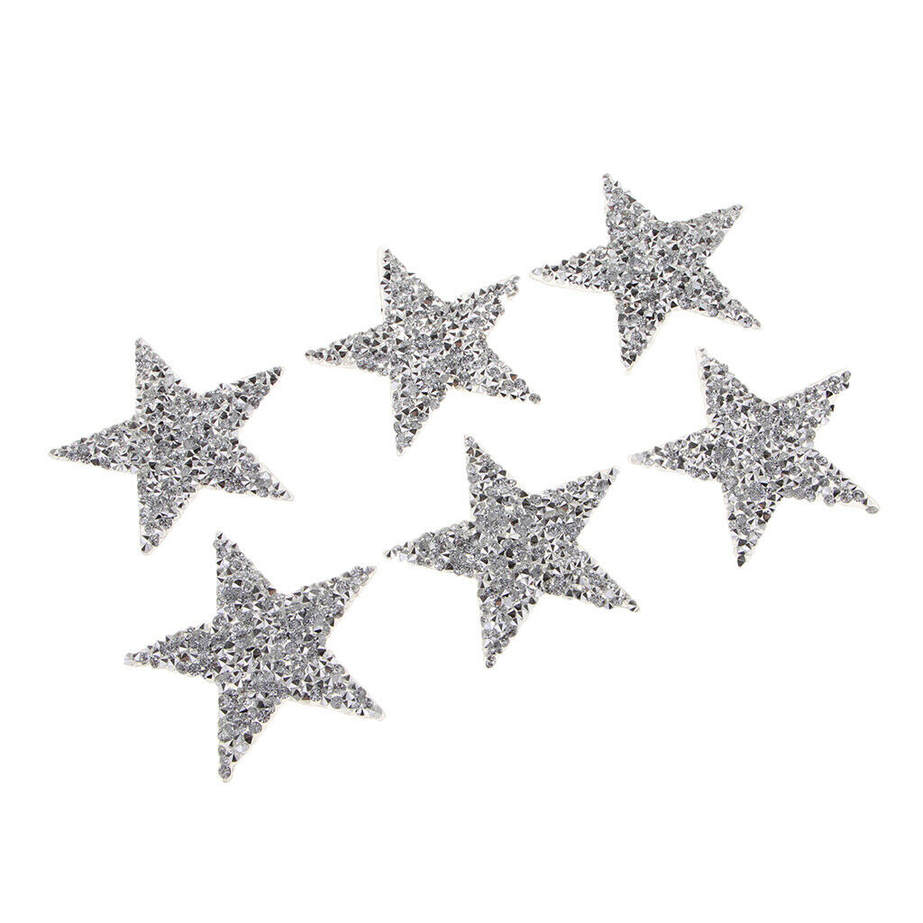 Pack of 30 Star Design Patches Applique for Sweater Decor Embellishment