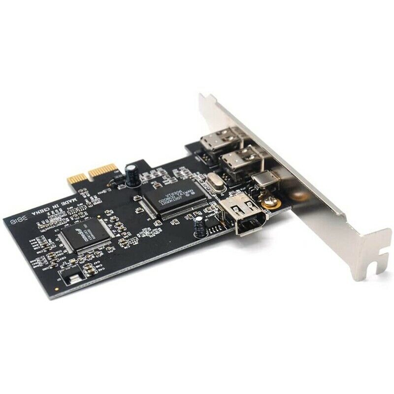 PCIe 3 Ports 1394A Firewire Expansion Card, PCI Express 1X to IEEE 1394 AdapS2C4