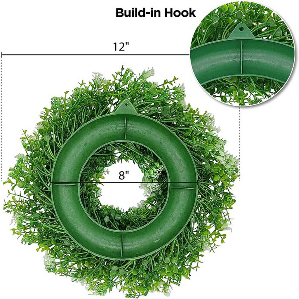 Eucalyptus Wreath Green Leaves Front Door Garland Home Party Decoration