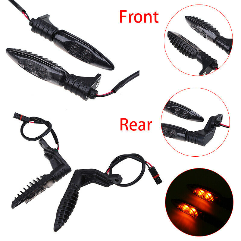 Front Rear LED Turn Signal Lights Indicator For BMW F650 F700GS F800 GS R1200 GS