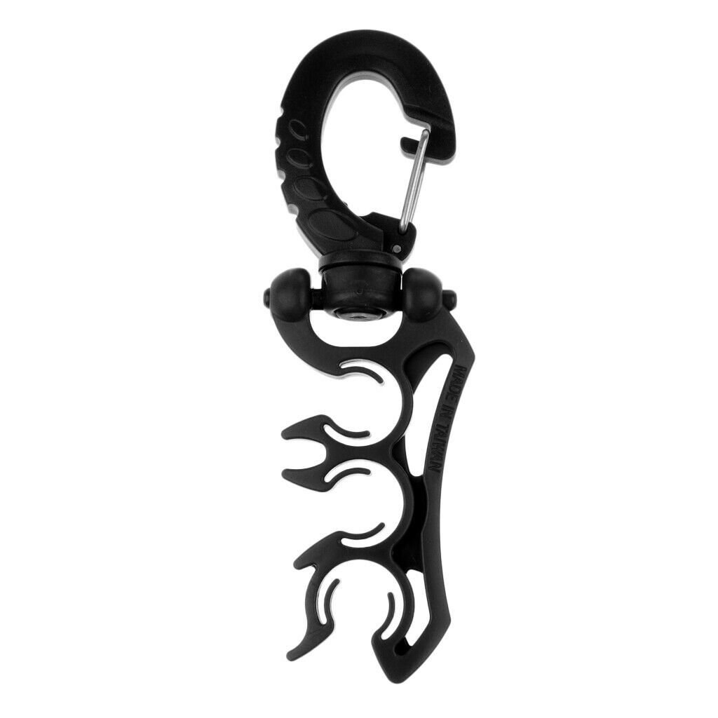Lot 2 Scuba Diving Diver Snorkel BC Hose Clip Holder for 3 Hose/Regulator/Gauge