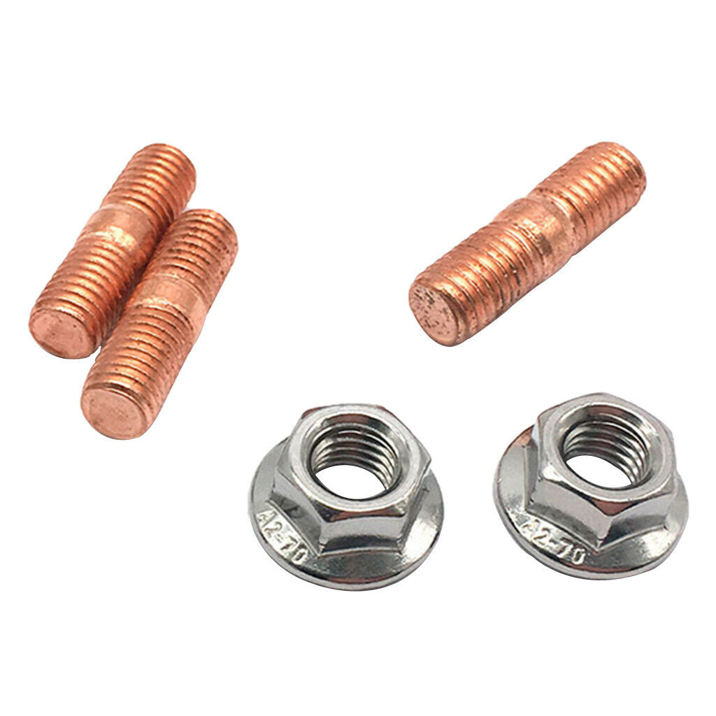 M10x1.5 Threaded  Studs Kit Flange Nuts High Strength T3 T4 T6