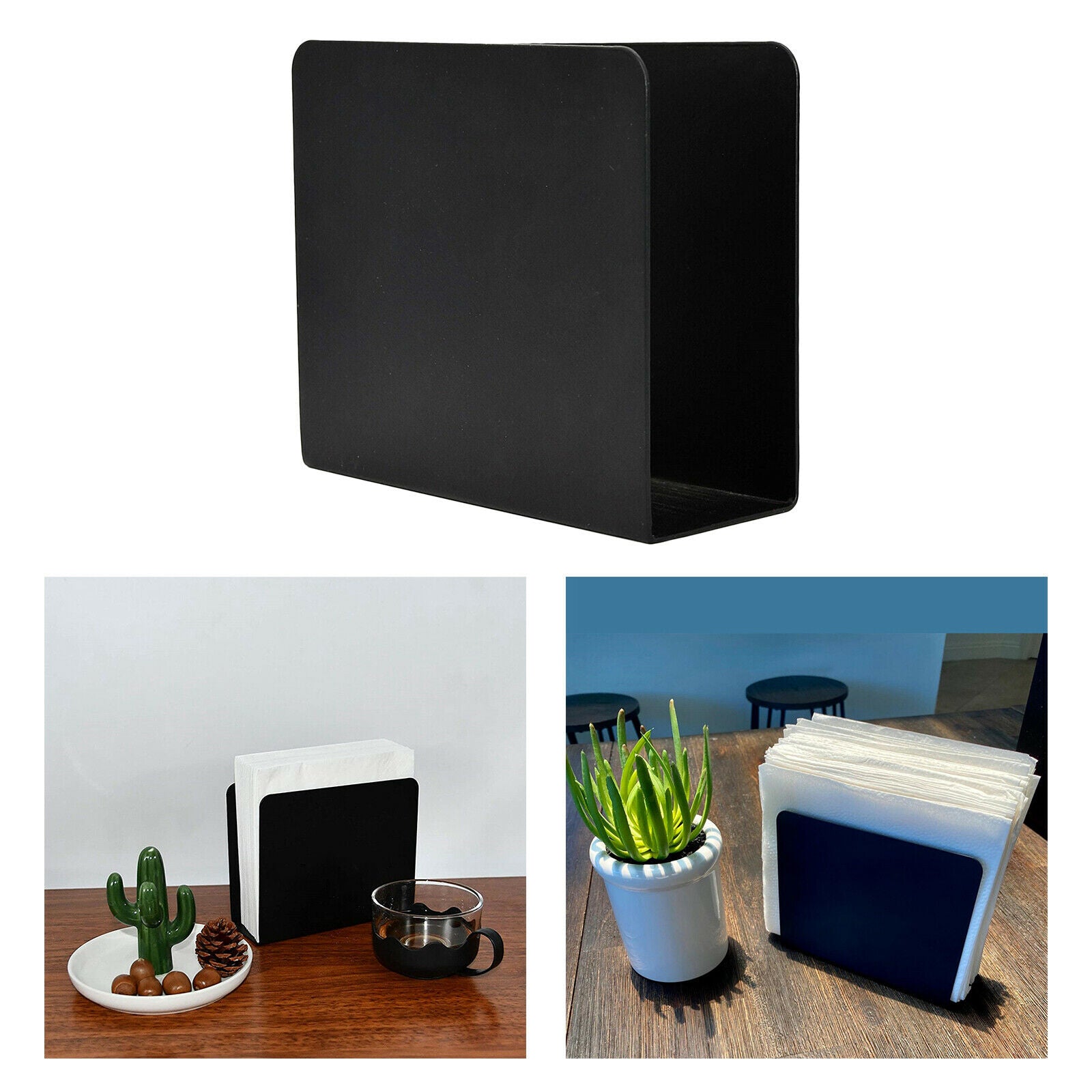 Napkin Holder Dispenser Napkin Rack Save Space for Kitchen Bedroom Cafe