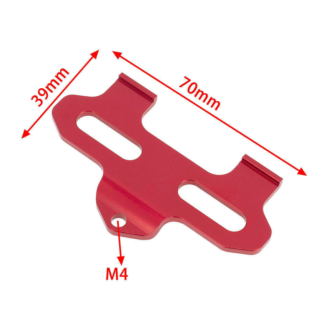 RC Car Aluminum Battery Plate Parts for Teton 1:18 Red