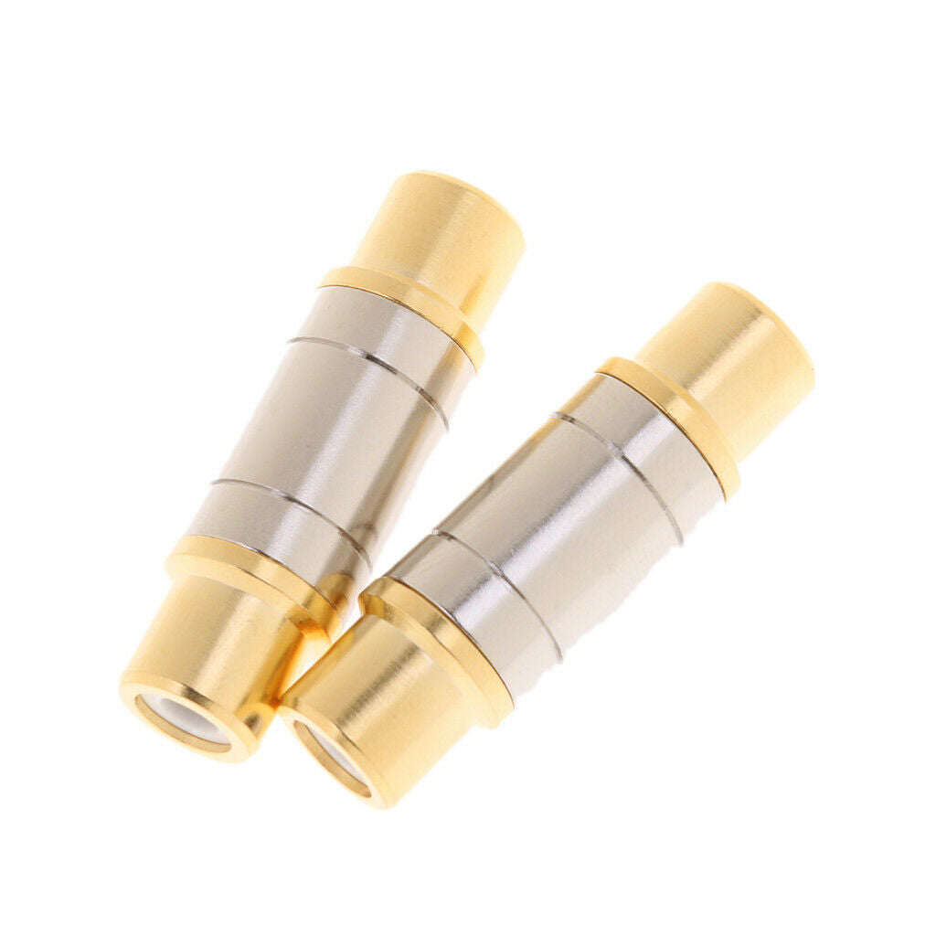 Durable Single RCA Phono Coupler F/F Audio Video Connector Adapter