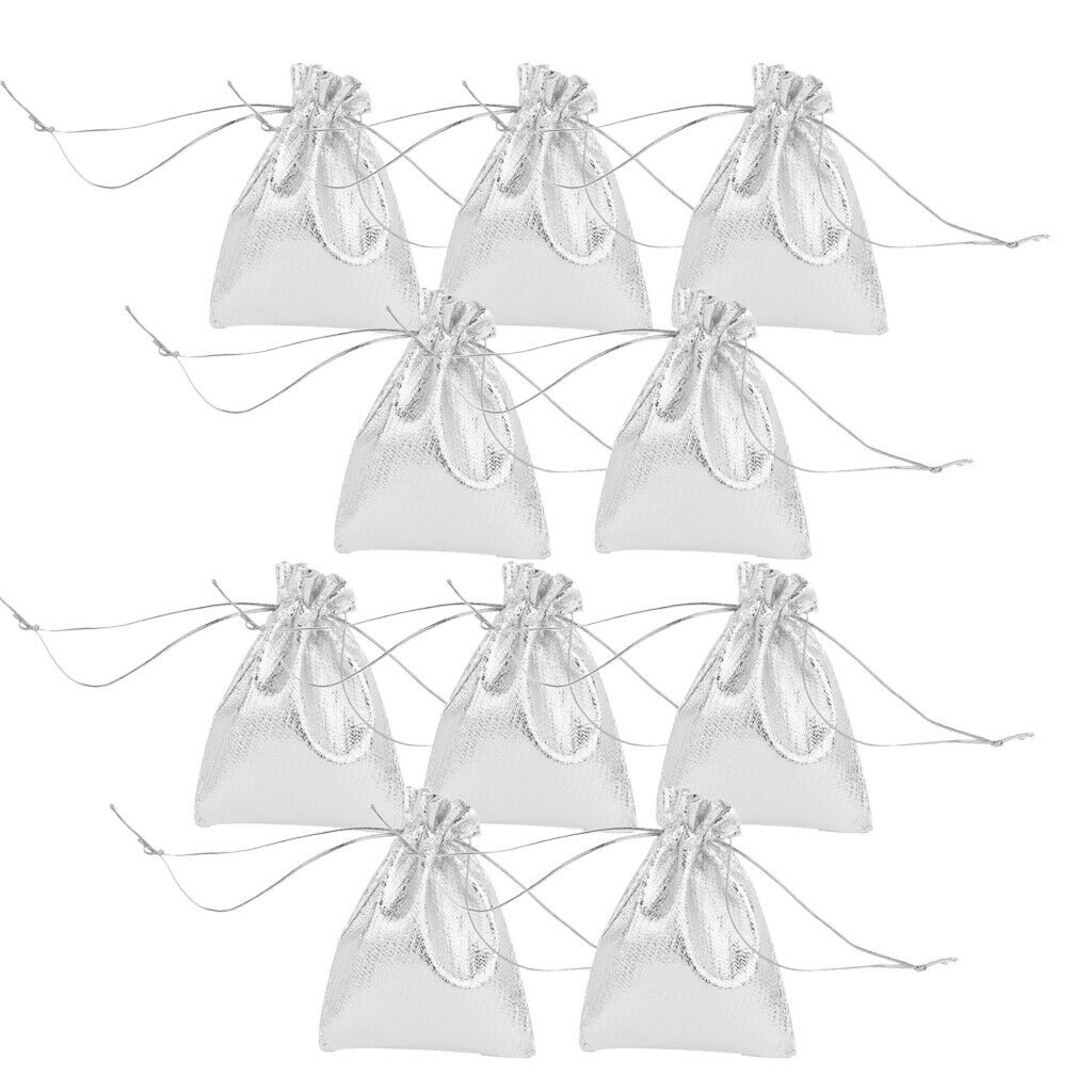 3.5x2.6 inch Organza Gift Bags 20Pcs Drawstring Gift Bags Sheer Organza Favor